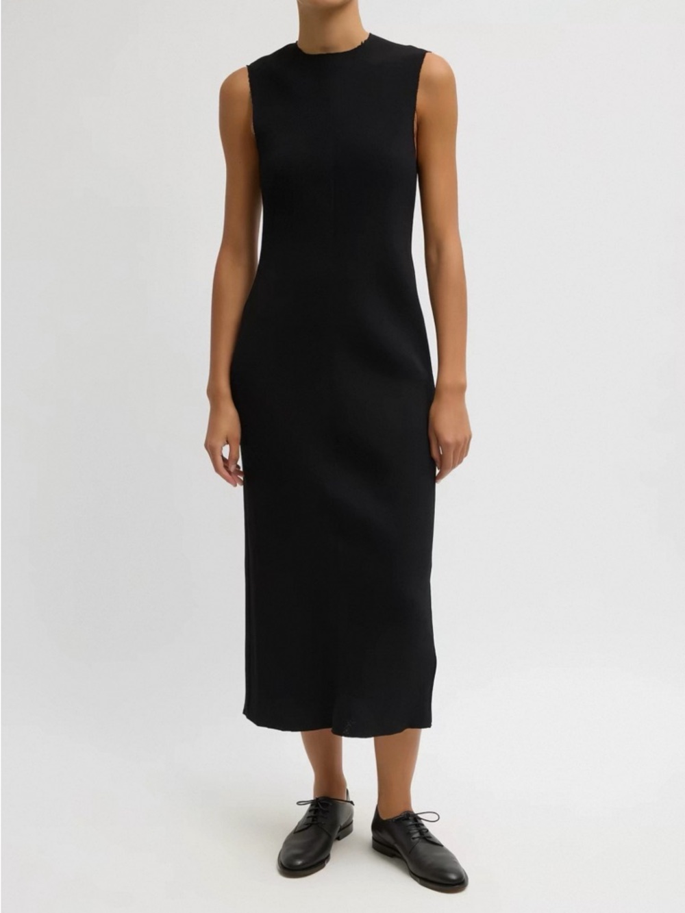 NEW Tibi Viscose Plisse Sleeveless Bias Dress